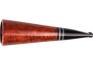 Zigarrenspitze Bruyère Acrylmundstück Ø 22mm mit 9mm Filter Tromba braun