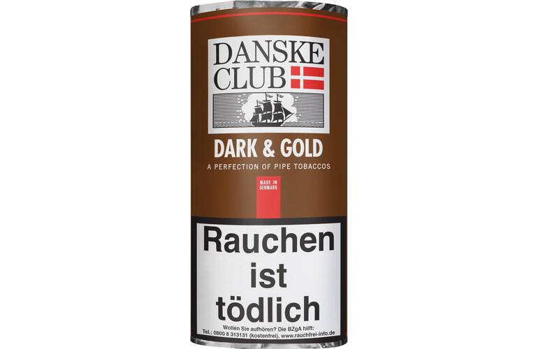 Danske Club Dark & Gold - Schokolade, Ahornsirup - Pfeifentabak 50g