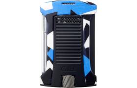 Colibri Feuerzeug "Daytona" blau/Camouflage Laser