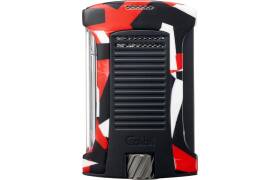 Colibri Feuerzeug "Daytona" rot/Camouflage Laser