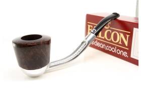 Falcon Pfeife Standard Algier gebogen - ohne Filter Pfeife
