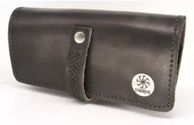 Smoky Ferghus Kombi Pfeifentasche Leder black für 1...