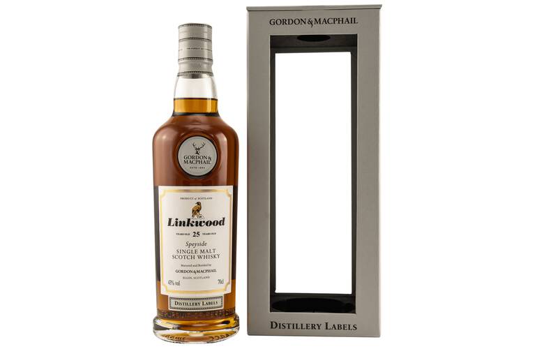 Gordon & MacPhail Linkwood 25 Jahre Single Malt Scotch Whisky - 0,7l 43%