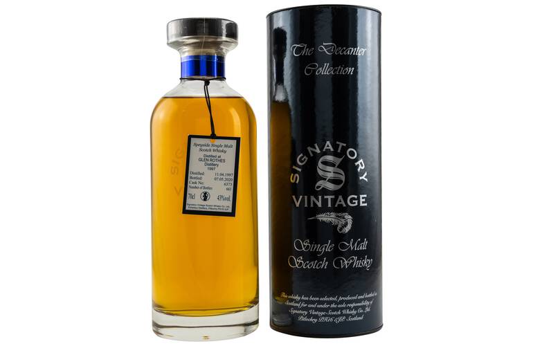 Glenrothes 1997/2020 Ibisco Decanter Cask 6373 Single Malt Scotch Whisky - 0,7l 43%