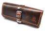 Smoky Kegan Pfeifentasche Leder brown crazy für 2 Pfeifen