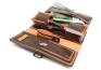 Smoky Kegan Pfeifentasche Leder brown crazy für 2 Pfeifen