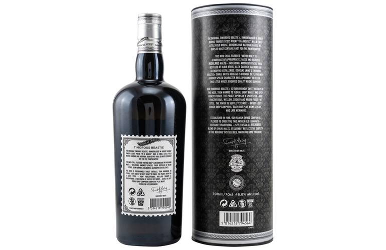 Timorous Beastie Highland Blended Malt Whisky - 0,7l 46,8%