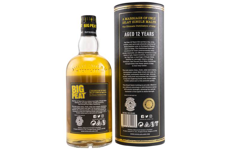 Big Peat 12 Jahre Blended Malt Whisky 46% 0,7l
