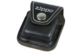 ZIPPO Feuerzeug-Tasche Ledertasche schwarz Clip - 60001219