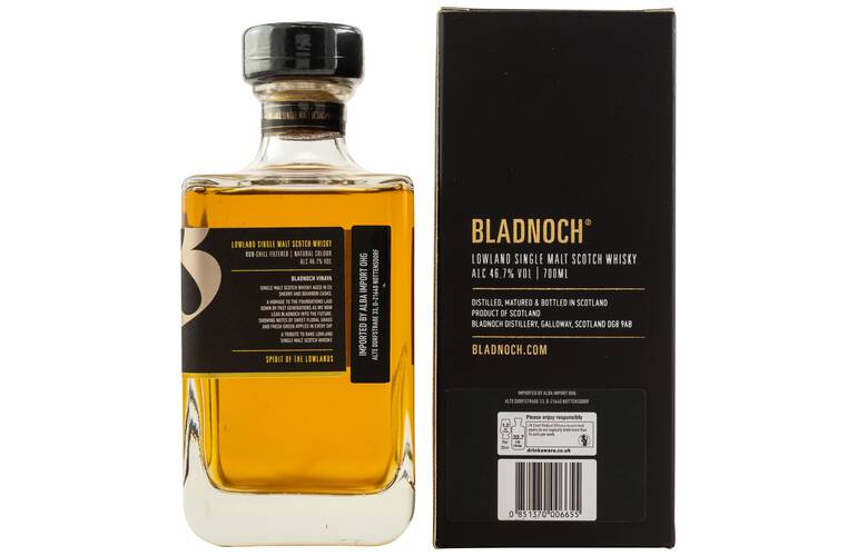Bladnoch Classic Collection Vinaya Single Malt Scotch Whisky - 0,7l 46,7%