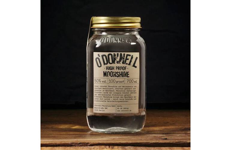 ODonnell Moonshine High Proof Schnaps 50% 0,7l