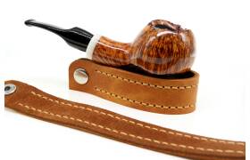 Smoky Juna Pfeifenst&auml;nder aus Leder camel f&uuml;r 1...