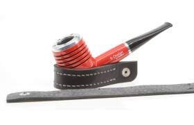 Smoky Juna Pfeifenst&auml;nder aus Leder schwarz/grau...