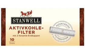 Stanwell Aktivkohlefilter 9mm 10 Stück Aktivkohle Filter...