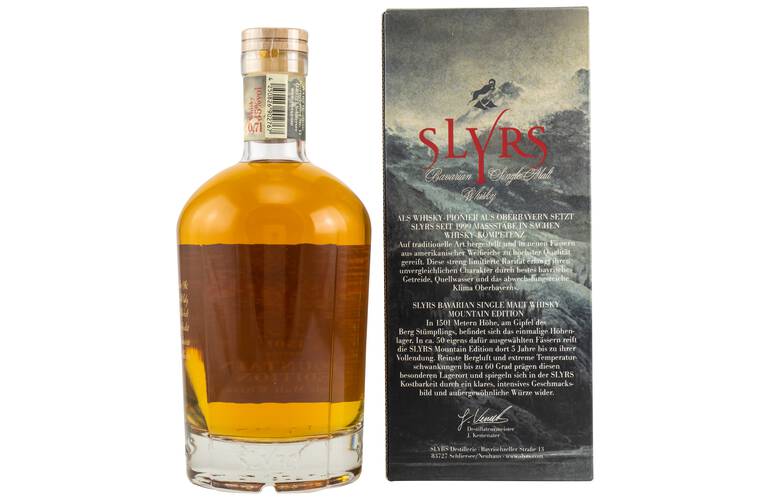 SLYRS Single Malt Whiskey Mountain Edition - 0,7l 45%