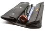 Smoky Darllen Pfeifentasche Leder black für 2 Lesepfeifen