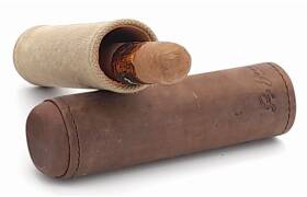 Guy Janot Zigarrenetui Leder Bufallo Toro 1er...