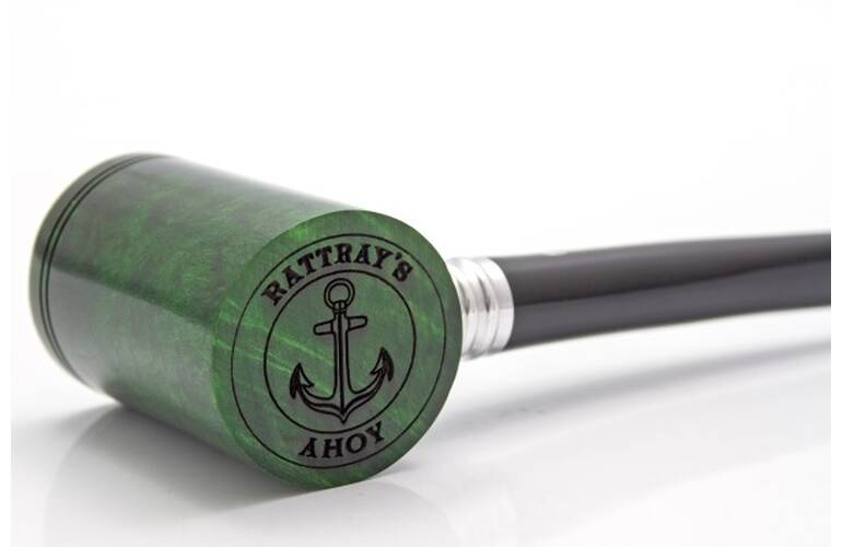 Rattrays Ahoy Green Pfeife - 9mm Filter
