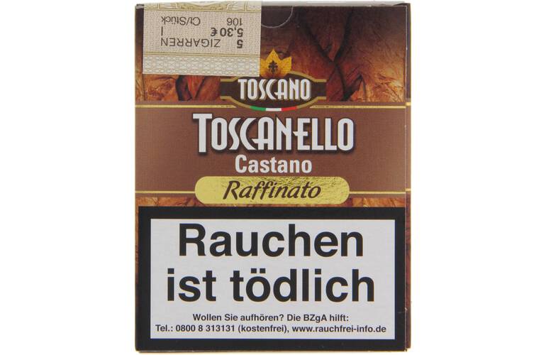 Toscano Toscanello Castano Raffinato Zigarillos 5er