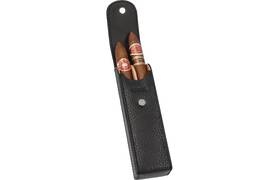 Adorini Zigarrenetui schwarz Robusto 2er - Zigarren Etui
