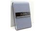 Guy Janot Zigarettenetui Metall / Canvas hellblau 7er