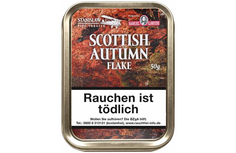 Samuel Gawith Scottish Autumn Flake Pfeifentabak 50g