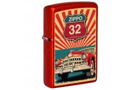 ZIPPO Feuerzeug red metallic Garage 60007032