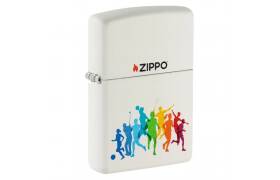 ZIPPO Feuerzeug weiss matt Sports Design 60007155