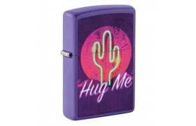 ZIPPO Feuerzeug purple Retro Cactus 60007071