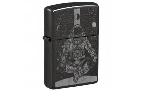 ZIPPO Feuerzeug ebony Astronaut in Space 60007045