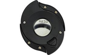 HASO Zigarren-Abschneider Edelstahl schwarz 22mm