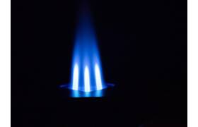 Colibri Quasar Tischfeuerzeug blau 3er Jet