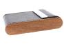 Guy Janot Zigarettenetui Holz / Leder schwarz 20er