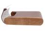 Guy Janot Zigarettenetui Holz / Leder braun 20er