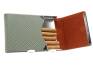 Guy Janot Zigarettenetui Metall / Canvas mint 7er