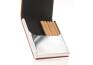 Guy Janot Zigarettenetui Metall / Leder cognac 10er