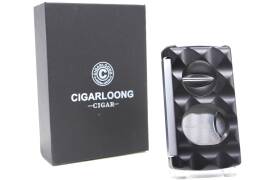 Cigarloong Doppel-Zigarrencutter schwarz – Rund...