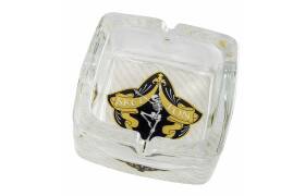 Skelton Aschenbecher Glas eckig