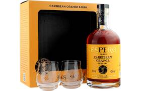 Espero Caribbean Orange & Rum Liqueur Geschenkset mit...