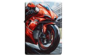 ZIPPO Feuerzeug color 540° Motorcycle 60007823