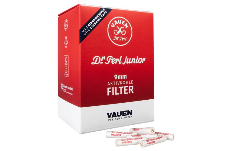 Vauen Dr. Perl junior Aktivkohlefilter 9mm Jumax 180 Stck