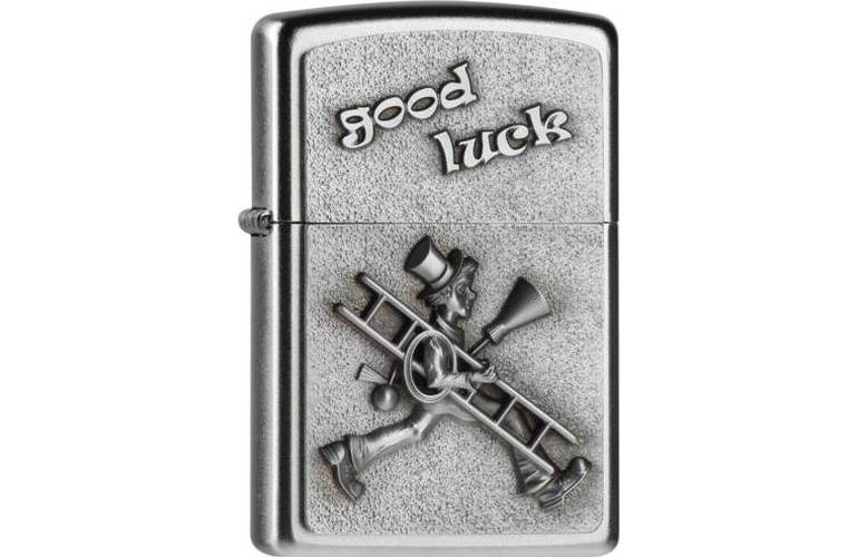 ZIPPO Feuerzeug Good Luck Schornsteinfeger Emblem - 2004511