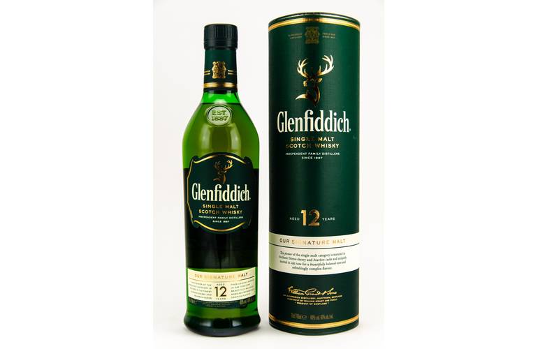 Glenfiddich 12 Jahre Single Malt Scotch Whisky, 0.7 Liter