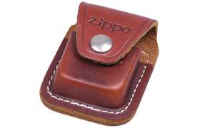 ZIPPO Feuerzeug-Tasche Ledertasche braun Clip - 60001218