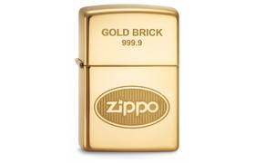 ZIPPO Feuerzeug Zippo Gold Brick - 60001363
