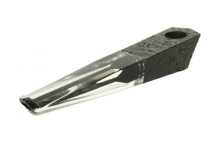 Vauen Quixx 7 Mini Pfeife - schwarz / sandgestrahlt - 9mm Filter