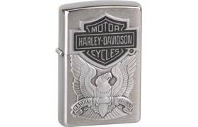 ZIPPO Feuerzeug Harley-Davidson chrom Eagle Emblem 60001207