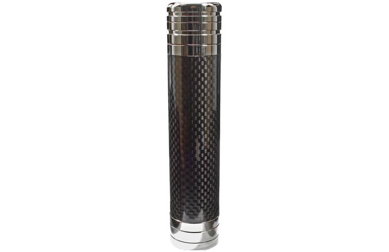 Zigarrenrhre Magic Carbon, inkl. 6-mm-Rundbohrer, Zigarrenetui / Zigarrenhlle - schwarz