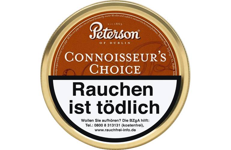 Peterson - Connoisseurs Choice - Pfeifentabak 50g - Rum, Vanille