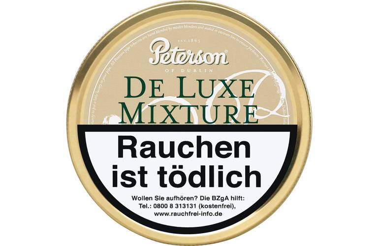 Peterson - De Luxe Mixture - Pfeifentabak 50g - Honig, Vanille